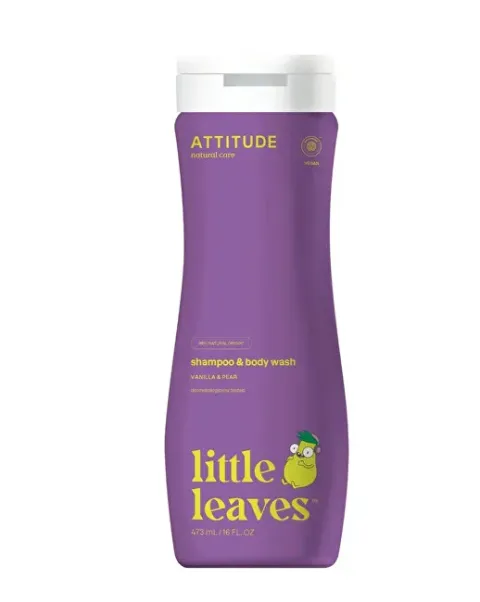 Little Leaves Baby Body Soap and Shampoo Vanilla and Pear 473 ml