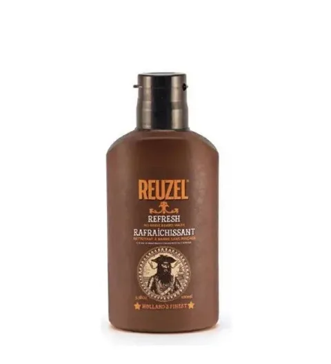 Refresh no rinse beard wash