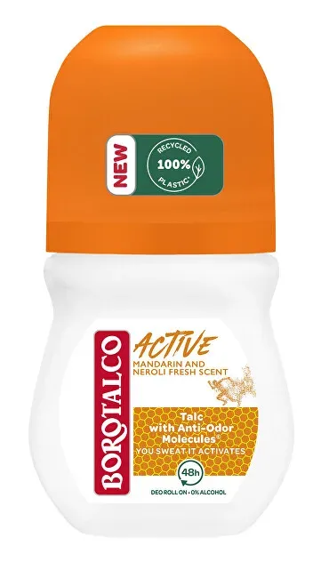 Borotalco Roll-on deodorant mandarin and neroli Active (Deo Roll-On) Dezodorantas