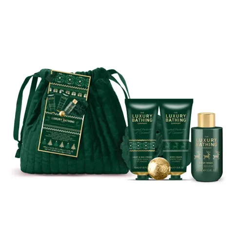 Body care gift set in a bag Pistachio &amp; Caramel 5 pcs