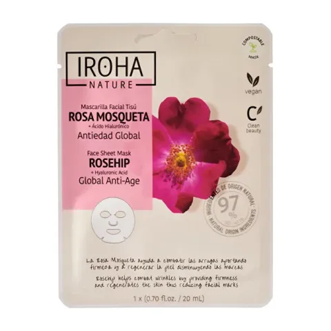 Rejuvenating mask Anti-Age Rosehip Face Sheet Mask 20 ml