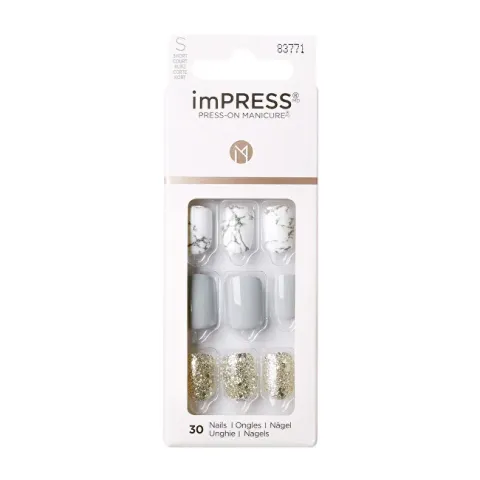 Kiss Self-adhesive nails imPRESS Knock Out 30 pcs