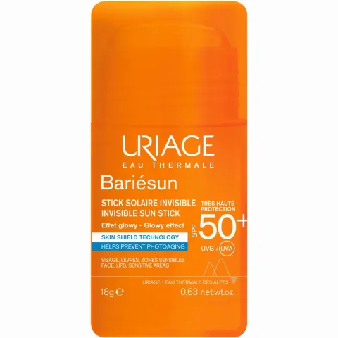 Uriage, Bariesun Invisible, Sunscreen Stick, SPF50+, 18 g