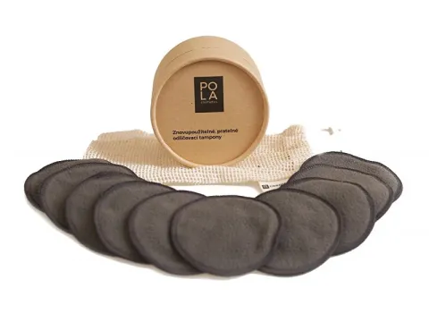 Make-up removers with carbon fibers 10 pcs