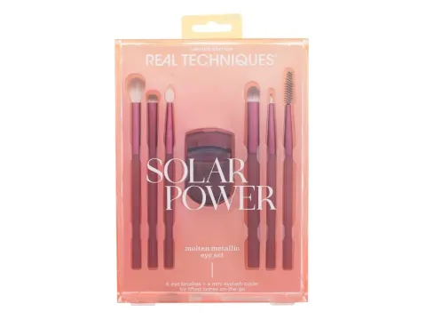 Solar Power Molten Metallic Eye Set