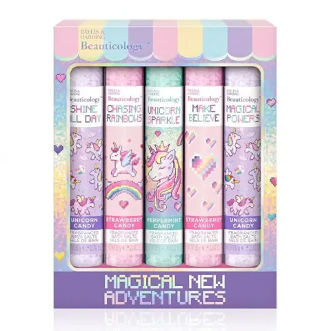Baylis &amp; Harding Bath Salt Gift Set - Unicorn, 5×65g