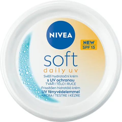 Moisturizing cream with UV protection SPF 15 Soft (Daily UV Cream) 100 ml