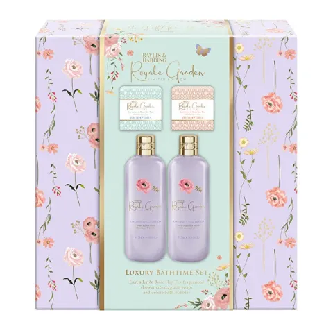 Gift set Lavender &amp; Rosehip tea Set of 4 pcs