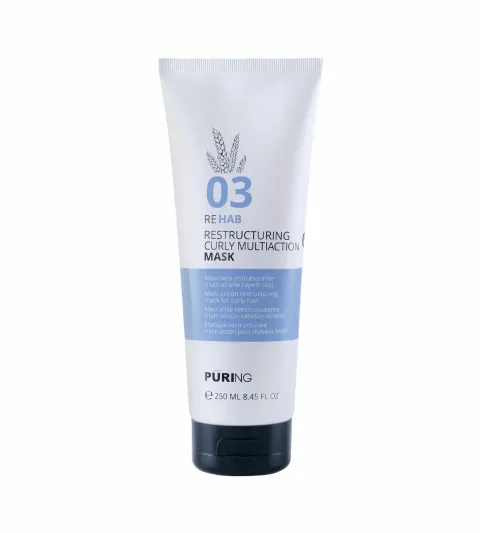 intenzivní hydratační maska pro kudrnaté, vlnité a krepaté vlasy 250 ml PR 03 Rehab Restructuring Curly Multi Action Mask