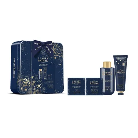 Gift set in a tin box Pear &amp; Sandalwood 4 pcs