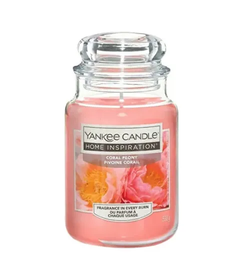 Scented candle Home Inspiration large Coral Peony