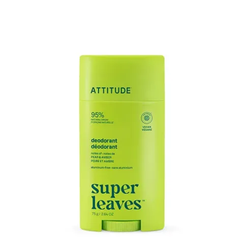 Natural deodorant Super Leaves Pear &amp; Amber Deodorant 75 g