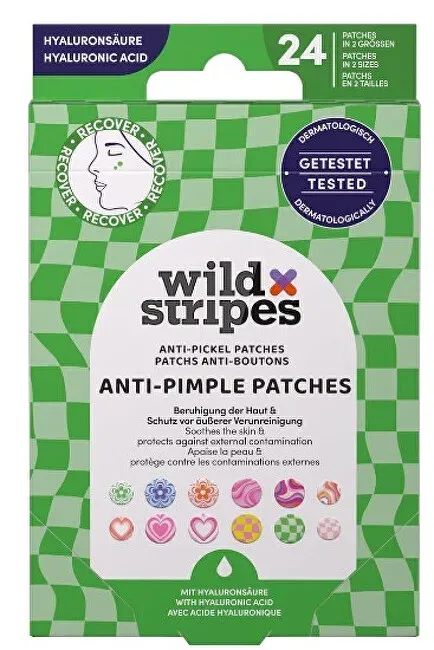 Groovy Protect Hydrocolloid Acne Patches with Hyaluronic Acid (Anti-Pimple Patches) 24 pcs