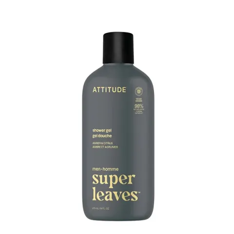 Men´s shower gel Super Leaves Amber &amp; Citrus (Shower Gel) 415 ml