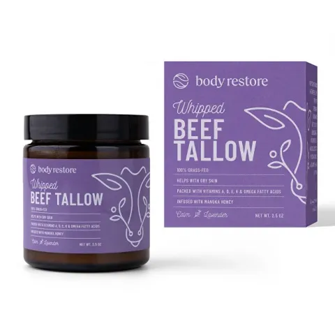 Lavender Whipped Beef Tallow Body Cream 71 g
