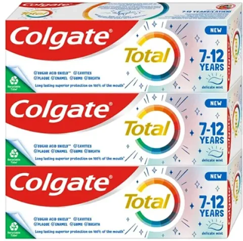 Children´s toothpaste Total Junior Trio 3 x
