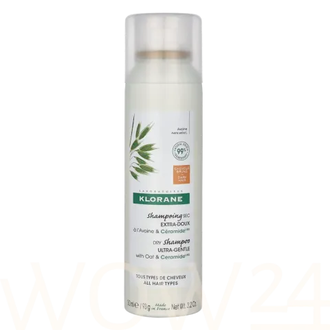 Klorane, Klorane, Ceramide, Hair Dry Shampoo, Cleanses, 150 ml