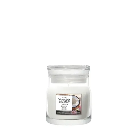 Signature scented candle glass small Coconut Beach 110 g