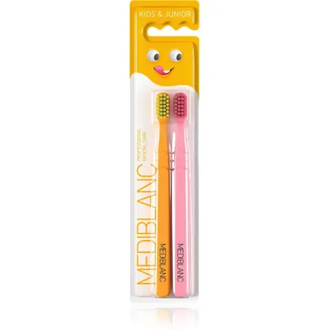 Children´s toothbrush Ultra Soft Orange/Pink 2 pcs