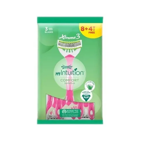 Disposable razor for women My Intuition Comfort Sensitiv e 8 + 4 pcs