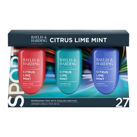 Citrus, Lime &amp; Mint Body and Hair Care Gift Set 3 pcs