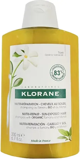 Nourishing Shampoo for Sun-Exposed Hair Bio Tamanu and Monoi (Nourishing Shampoo) - 200 ml