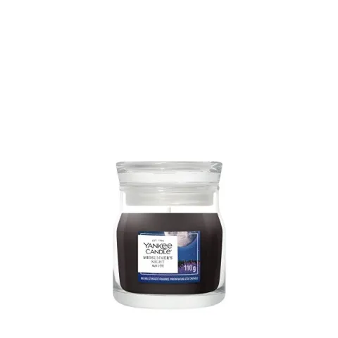 Aromatic candle Signature glass small Midsumer`s Night 110 g
