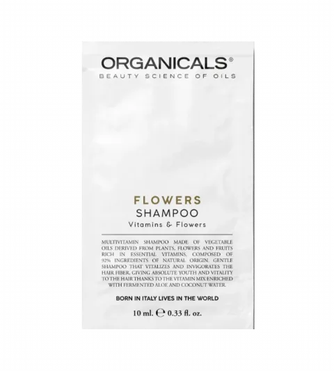 multivitaminový šampon 10 ml FLOWERS Shampoo Vitamins&amp;Flower