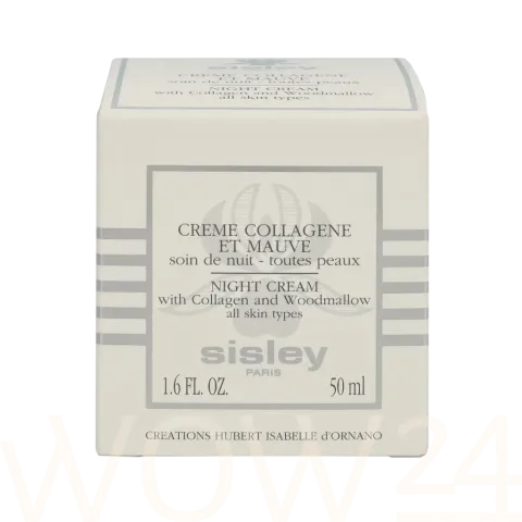 Night cream with collagen and woodmallow
