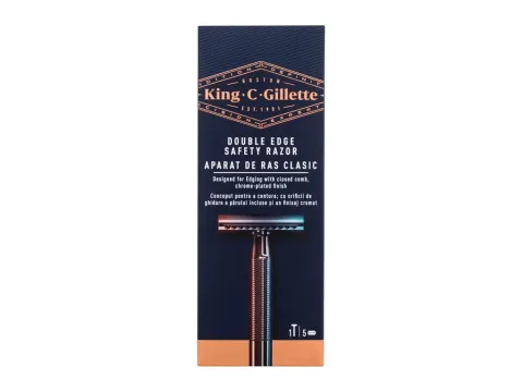King c. double edge safety razor