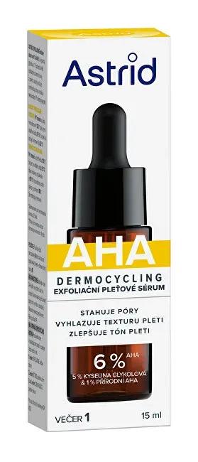 Dermocycling AHA exfoliating facial serum