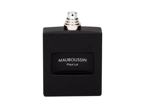 Pour lui in black
