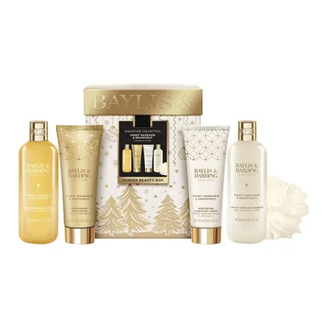 Body care gift set in a gift box Mandarin &amp; Grapefruit 5 pcs