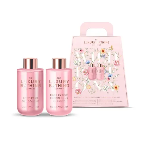Mini body care gift set Peony, Peach &amp; Raspberry 2 pcs