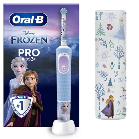 Vitality Pro Kids Frozen Electric Toothbrush with Travel Case