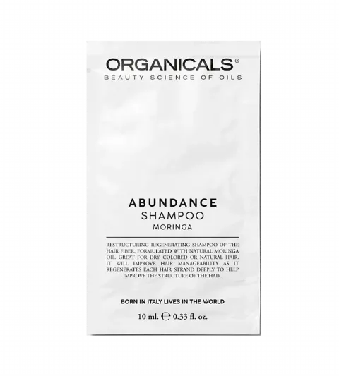 regenerační šampo 10 ml ABUNDANCE Restructuring Shampoo Moringa