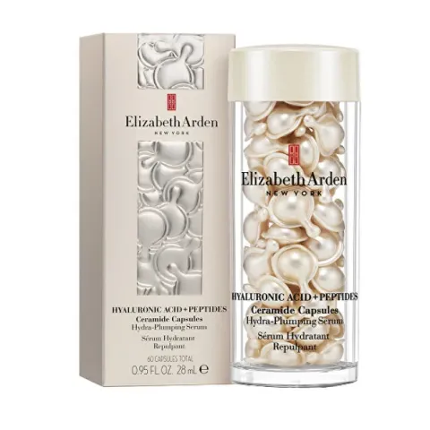 Skin serum in ceramide capsules Hyaluronic Acid + Peptides Ceramide Capsules (Hydra-Plumping Serum) - 60 pcs