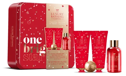 Gift set in a tin box Praline &amp; Vanilla 4 pcs