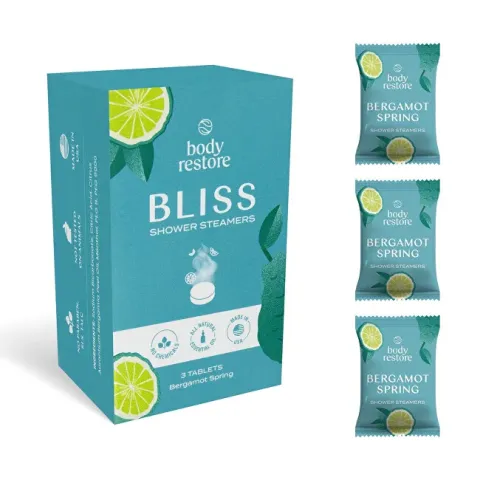 Set of aromatic tablets for the shower Bergamot Spring Shower Steamers 3 pcs