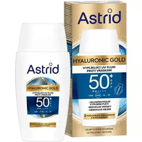 Filling daily facial fluid SPF 50 Hyaluronic Gold (Fluid) 50 ml