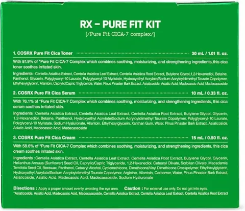Pure Fit Cica-7 Kit Skin Care Gift Set