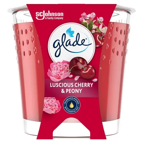 Luscious Cherry &amp; Peony scented candle