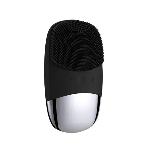 Flat Silicone Skin Cleansing Brush (černý)