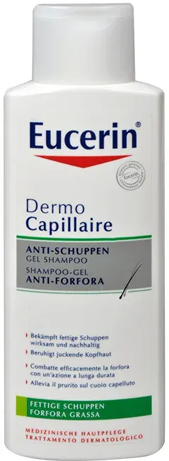 Gel shampoo greasy dandruff DermoCapillaire