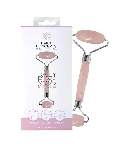 Daily rose quartz facial roller