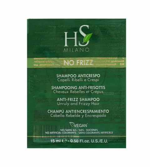 sample 15 ml No Frizz Shampoo Sachet