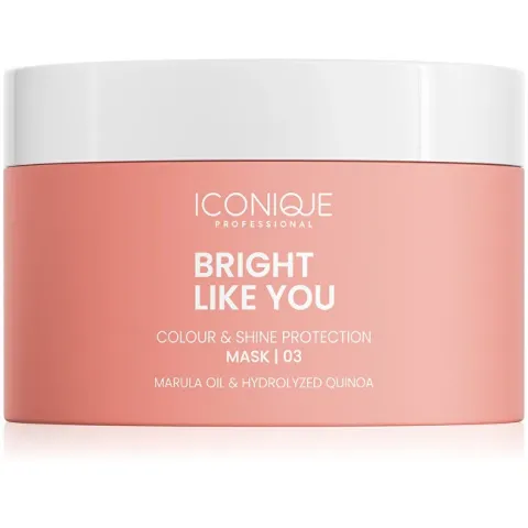 ICONIQUE Professional BRIGHT LIKE YOU Restorative and protective mask for colored hair - 200 ml