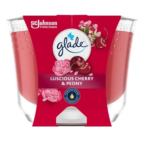 Luscious Cherry &amp; Peony Scented Candle