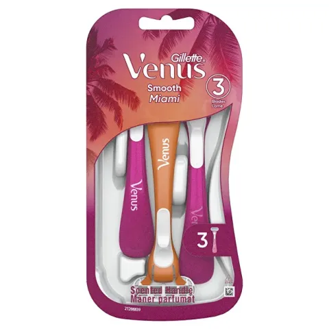 Venus Smooth Miami Disposable Razors 3 pcs