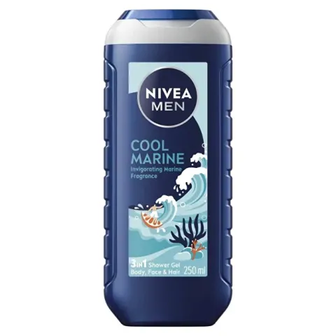 Shower gel for skin and hair Cool Marine (3 in 1 Shower Gel) 250 ml